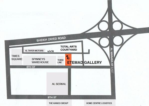 Etemadgallery's tweet photo. @Etemadgallery Dubai moved from AlSerkal to THE COURTYARD, near @thethirdline. See map! http://t.co/ciKelAsdI0