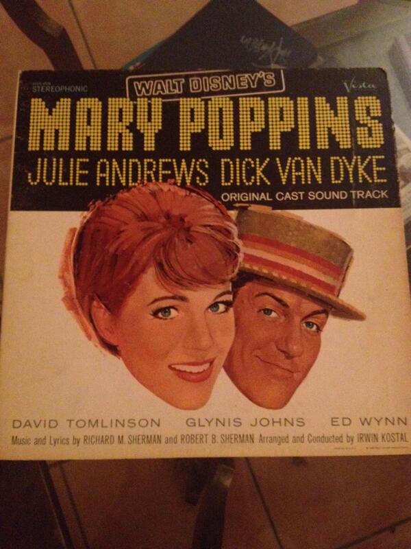 Siobhan put on the Mary Poppins record and I think I may be the happiest I have been in a while #ilovemarypoppins