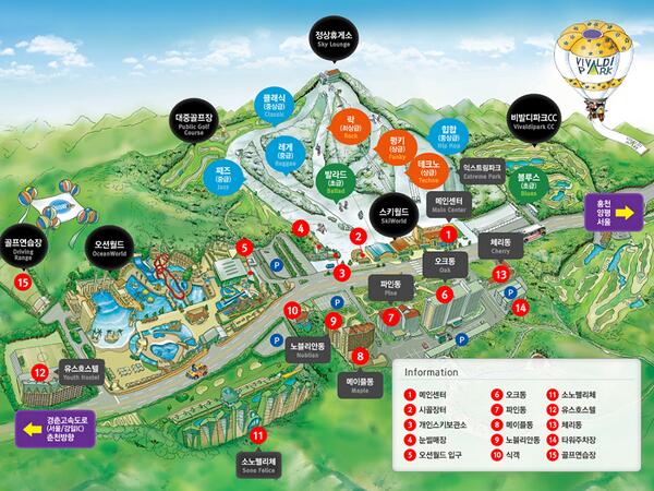 비발디파크에 있는 식음시설 중 맛집을 소개합니다! 구이전문 식객(오션월드 앞), 전골은 미채원(오크B1F), 파스타는 파크에비뉴(메이플1F), 오가닉푸드는 쉐누뷔페(메이플B1F)~! 이걸 언제 다 먹어 보지?