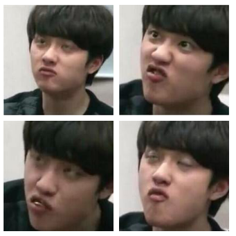 jingxiudou's tweet photo. Kyungsoo showing his fabness to everyone http://t.co/ZkCoPH4hIg