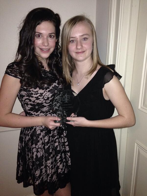 TractorPugh's tweet image. Well done @Alys_Lowri for supporting @_louise_lulu_ : the best supporting actress too!! #GingerRules