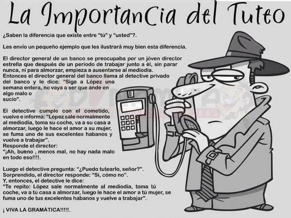 Diego Ojeda On Twitter Tu Vs Ud Spanishteachers Http T Co Y7upq87igs