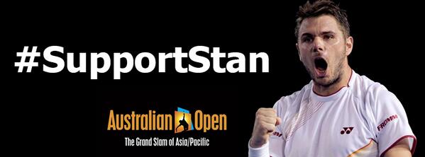 swiss_tennis's tweet image. We're half an hour away from the big #AusOpen final. Make yourself comfortable, grab some coffee and #SupportStan
