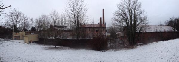 leider nur sehr kurz und von der obstwiese aus: SCHNEE