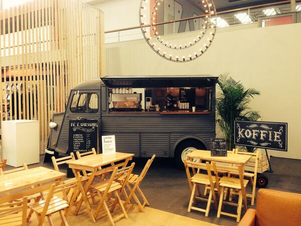 espressobus's tweet photo. Espressobus @modefabriek in de RAI http://t.co/xHYcLHbs7g