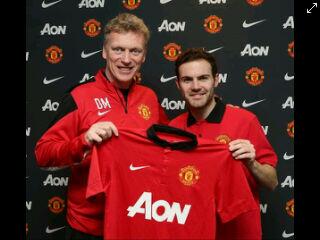 Vinolin7's tweet photo. Welcome to Manchester United @juanmata10 http://t.co/J3G28B9PQC