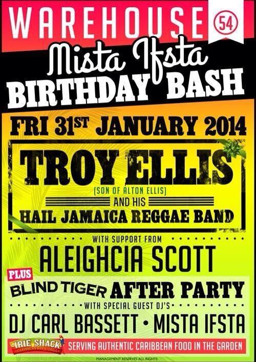 AleighciaSings's tweet image. FRIDAY! I'll be live at Warehouse54,  Newport supporting son of Alton Ellis, Troy Ellis and his Hail Jamaica band! 🎤