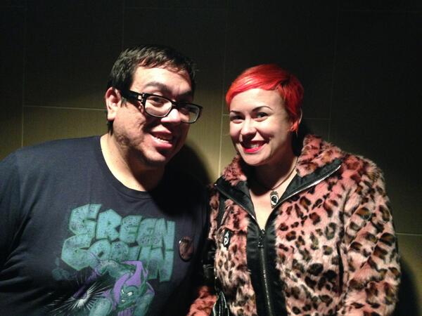 2iTiina's tweet image. Saturday night fun! #KeithGarcia &amp;amp; #TheresaMercado at the premier of their new filmseries, #ChannelZ. #AlamoDenver