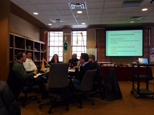 HiEdRedesign's tweet photo. Associates in team 2 are preparing their design presentations and audience pitch. http://t.co/X26sEUtB9B