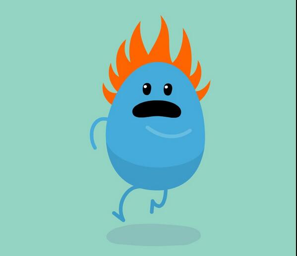 I just set my hair on fire: appstore.com/dumbwaystodie