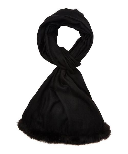 XboxSmartMatrix's tweet image. STUNNING NEW BLACK 100% CASHMERE SHAWL WITH REAL FOX FUR ebay.co.uk/itm/1512186037…
