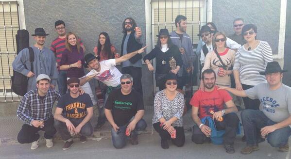 EfectoVerdolaga's tweet photo. Y hoy dando guerra de Ronda Mijiriega (@EfectoVerdolaga + Amigos). Hasta el próximo @Barranda_org. Gracias por todo http://t.co/ZGyT6X0NQ9