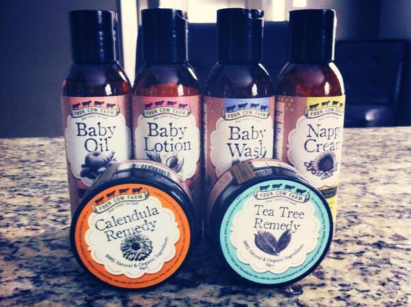 ecomavin's tweet image. Product arrived and happy to be testing out  @FourCowFarm. Have you subscribed to @littleecofoot yet?