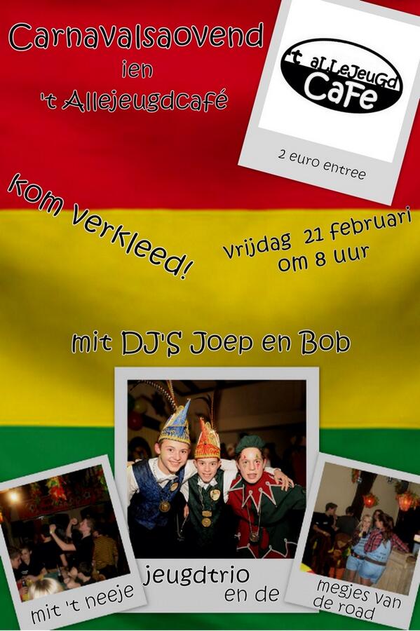 allejeugdcafe's tweet image. Kom jij ook?