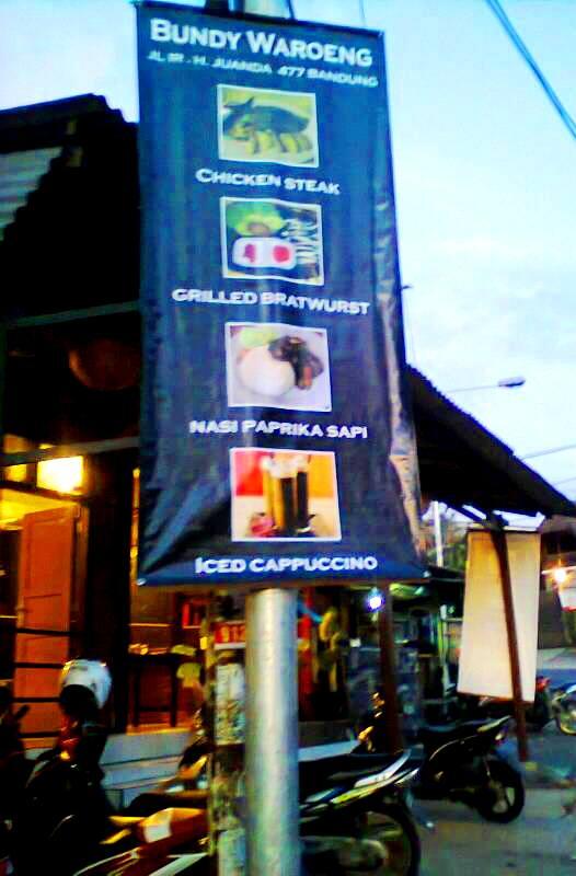 bundy_waroeng's tweet photo. BUNDY WAROENG 
OPENING HOURS 10 am - 10 pm ( 7 days )
Jl. Ir.H.Juanda 477 
Dago Cirapuhan http://t.co/kgxVPB3hlP