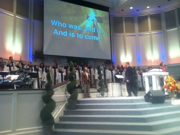 StephenFountain's tweet image. #JamieBaker 's choir getting after it n 1st service at #Hillcrest #Enterprise Ready 2 preach! #AllPraiseUntoTheLamb