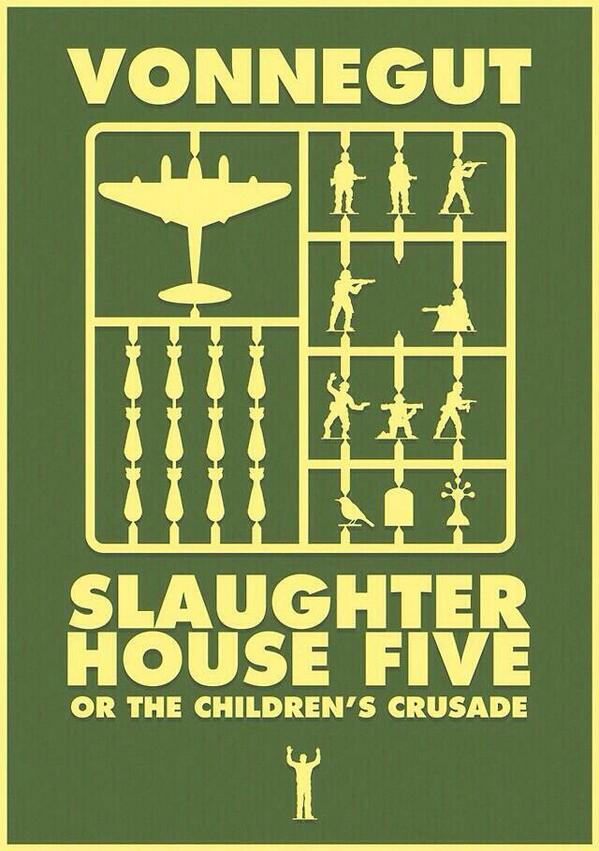 IBLANGLIT's tweet photo. So many different covers for Slaughterhouse Five; this is the newest one. http://t.co/VNSLe92CPf