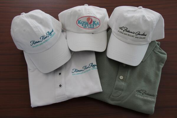 kkresort's tweet photo. They're here - our new hats &amp; shirts for The Botanic Gardens @ Kona Kai Resort as well as 4 the Resort - get Urs now. http://t.co/jjK70tIMle