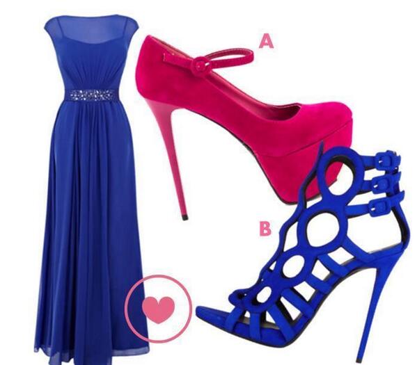 YoAmoLosZapatos's tweet photo. Este hermoso vestido lo usas con #tacones azules o fucsias? Ya probaste la App? ANDROID:... http://t.co/WREluGR6LM http://t.co/moC0GiGySZ