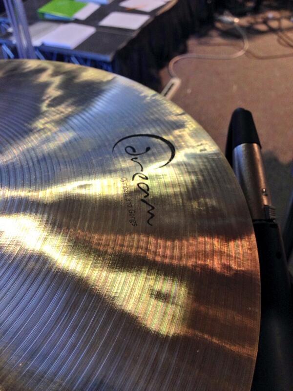 RobbyCarrillo1's tweet photo. Blown away by these cymbals! http://t.co/b2Joc3Yk9e