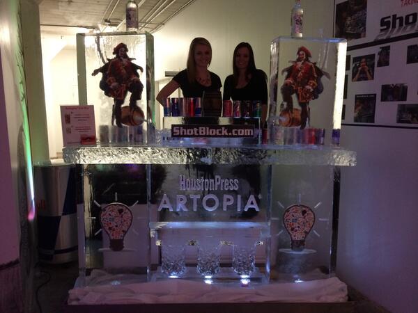 iceshotblocks's tweet image. @HPStreet #artopia #shotblock