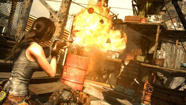PlayStation's tweet photo. New PlayStation releases for January 28th: http://t.co/HwizJ2m81p Tomb Raider: Definitive Edition launches on PS4  http://t.co/X34LLa66Fp