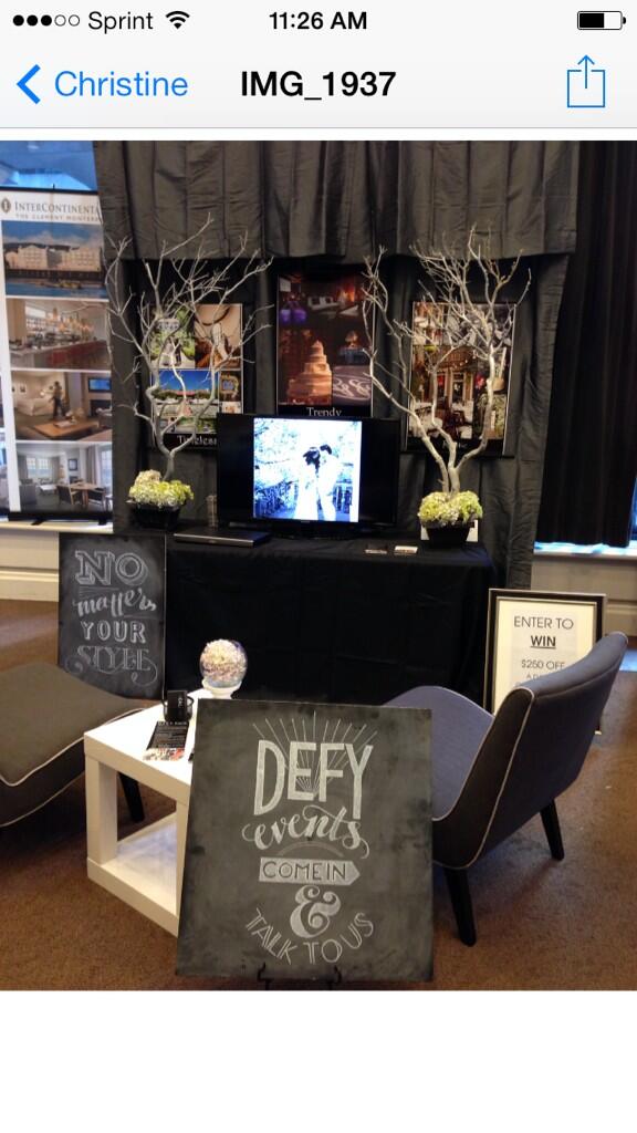 DEFYevents's tweet photo. Come to the #LuxuryWedding shw today @ 301 Battery St in #SF.  #SFwedding #weddingshow #weddingplanner #eventplanner http://t.co/swZ0iJirVs