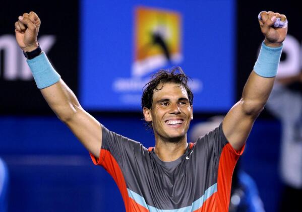 RafaelNadalFC's tweet photo. Photo of the Week! RAFA NADAL: Once A Champion, Always A Champion. #VAMOSRAFA (AP) http://t.co/ViiHKOoTbo