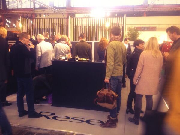 What a great first day at the fashion fair Amsterdam "Modefabriek"