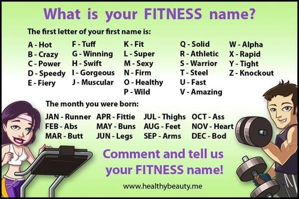 eat_run's tweet photo. “@AbigailKeeso: This made me laugh. What's your fitness name? Mine is "Hot Buns"! http://t.co/imDmgZaYgr” muscular buns. Haha the irony
