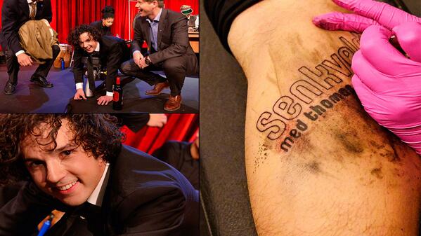 YlvisFans's tweet photo. Vegard's tattoo :) http://t.co/lOra1P7AYf