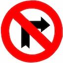 TrafficChiefNG's tweet photo. #KnowYourTrafficSigns #NoTurn #vehicles are not allowed to turn. Usually used at #OneWay roads https://t.co/moTdNZH30l @Guy4marketing pls #RT