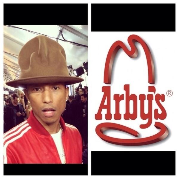 BuzzFeed's tweet image. The Arby’s Twitter Account Totally Called Out Pharrell’s Insane Grammy’s Hat &amp;amp; It Was Awesome
buzzfeed.com/ryanhatesthis/…
