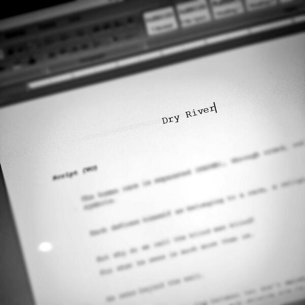 shovikgroup's tweet photo. Final script editing. Shooting starts in less than 2 weeks! #DryRiver http://t.co/XzEBm9FWcT