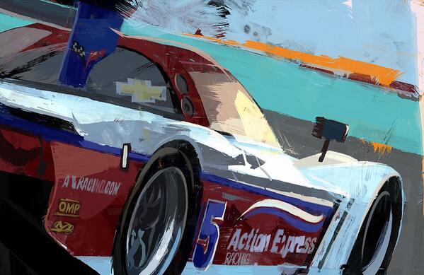 IMSAchicks's tweet photo. Stunning!!! MT @garrisonstudio: 2014 ROLEX 24 WINNER - artwork - @AX_Racing - avail here: http://t.co/YTSIz3rMoK - http://t.co/CgDBDaLAMz