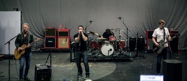 nineinchnails's tweet photo. Tune in to @TheGRAMMYs tonight for a special performance with NIN, @qotsa, Dave Grohl and Lindsey Buckingham http://t.co/53U10GeetR
