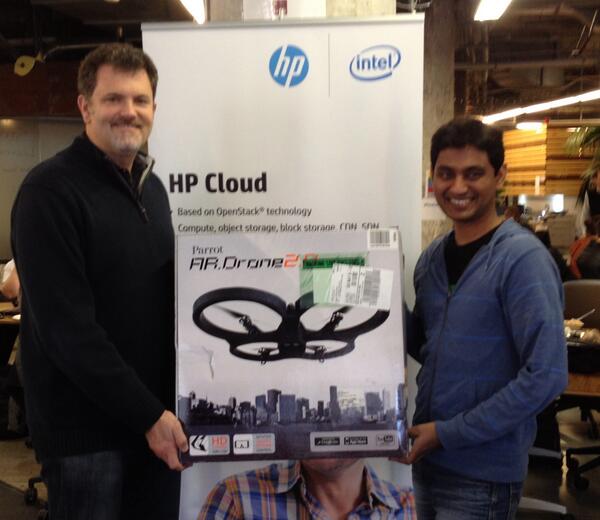 mansillaDEV's tweet photo. Congrats @manidoraisamy - 6.1 secs on @ARDrone challenge! /cc @hpcloud @intelsoftware @bemyapp @davenielsen #DoGoodSF http://t.co/lni56BmuxQ