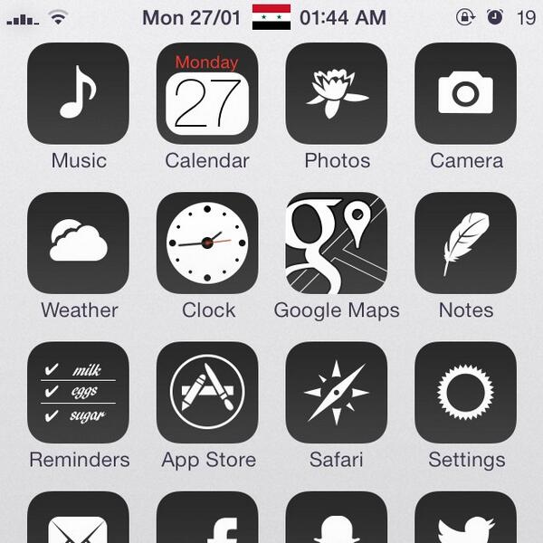 Alberttokatly's tweet image. #ArrangeStatusBar working on iOS7 and compatible with other tweaks such as #cloaky and #zeppelin
#cydia #jailbreak