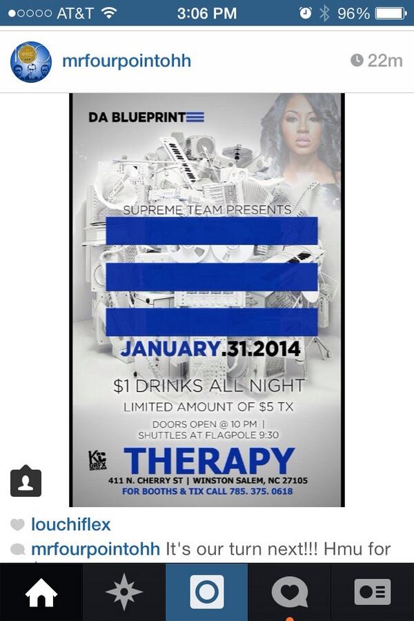 Come out to Therapy Friday! #WSSU and surrounding areas