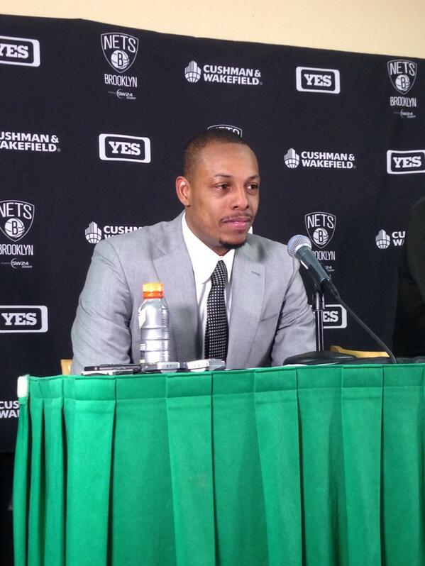 "This game was tougher than any championship game. Any game 7" -Pierce on playing his 1st game back in Boston