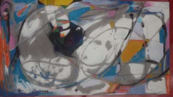 70yo's tweet photo. PINTURA SOBRE TELA ," MIRARTE! http://t.co/ULKAKjKYDV