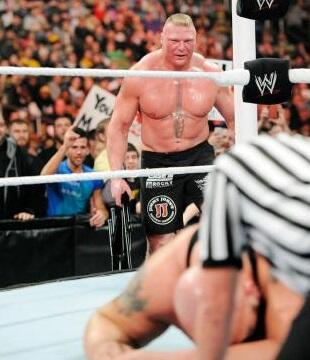 HeymanHustle's tweet image. . @WWE #RoyalRumble Brock The Predator!