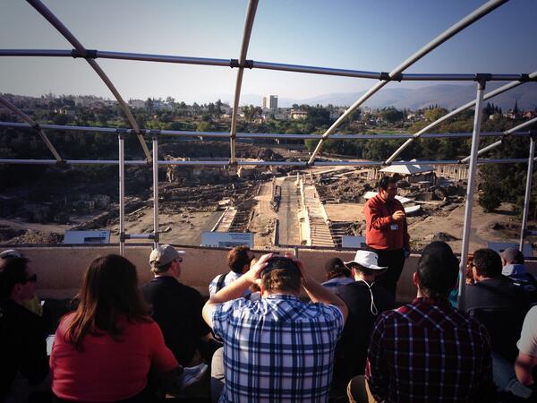 Ronen teaching at Bet Shean