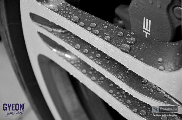 Fully cured #Gyeon Q2 Rim in action on the turbo rims @GyeonRobert <a href="/polishedbliss/">Polished Bliss</a> <a href="/waxitbe/">WAX-IT</a> @i4detailing #certified