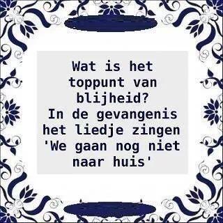 iSpeakingRandom's tweet image. Wat is het toppunt van blijheid in de gevangenis?