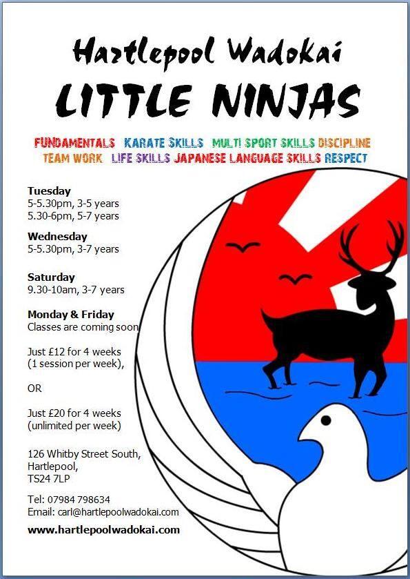 hartlepoolwado's tweet photo. We've got spaces in Little Ninja class today, 5-5.30pm (3-7yr) 126 Whitby Street South, TS24 7LP Tel/txt: 07984798634 http://t.co/C2WS3z9LbD
