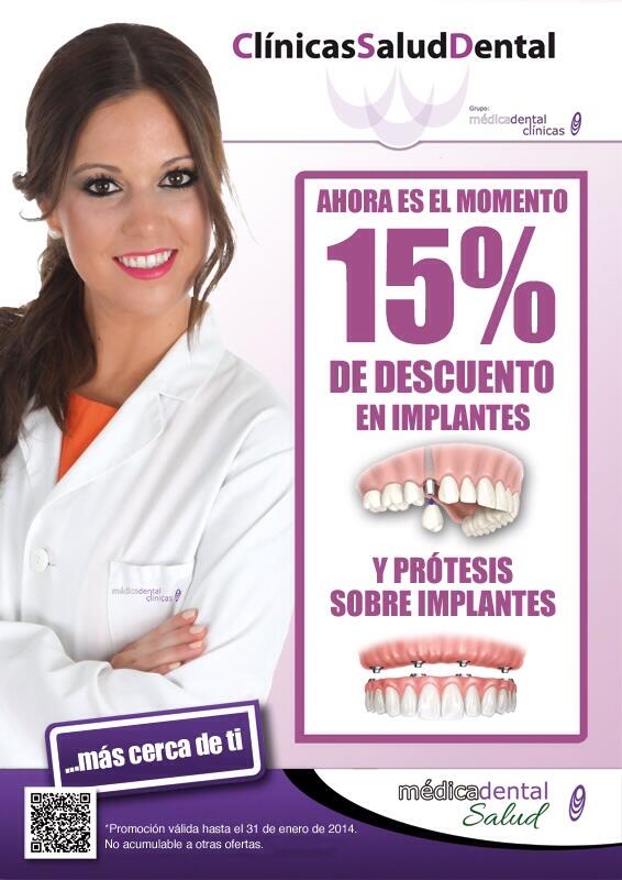 Corre, corre y aprovecha nuestra promoción de implantes de este mes!! Ven y pregúntanos