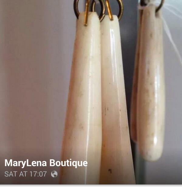 nakateproject's tweet photo. Grab these cow horn earrings at Marylena Boutique! http://t.co/Qrm718YaZP