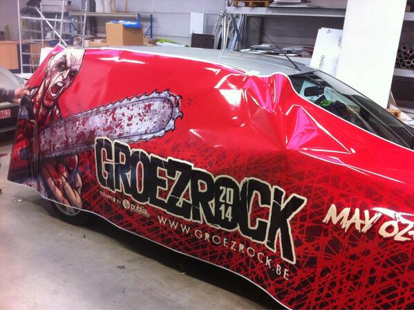 publia_be's tweet photo. The progress #groezrock http://t.co/iN6UbBWxdL
