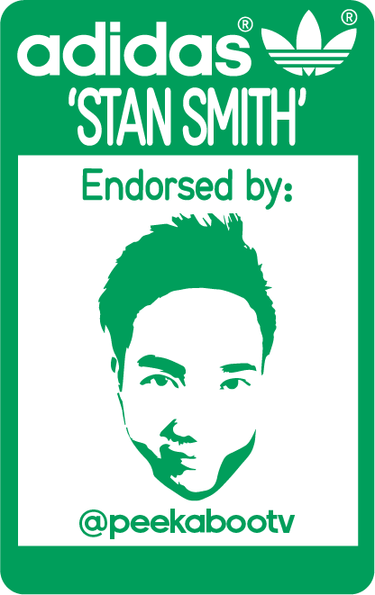 adidasoriginals's tweet photo. @peekabooTV You just made history - we hope this makes you feel better! #StanSmith http://t.co/dOshwWytop